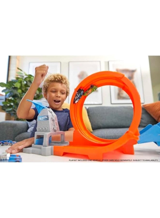 Hot Wheels Loop Stunt Champion Track Set for Kids 4 Years Old & Older - Image 2